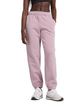 Pantalón  New Balance Sport Essentials Fleece Mujer rosa