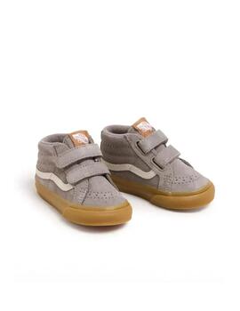 Zapatillas Vans Sk8 -Mid Reissue V Junior Gris