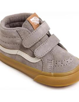 Zapatillas Vans Sk8 -Mid Reissue V Junior Gris