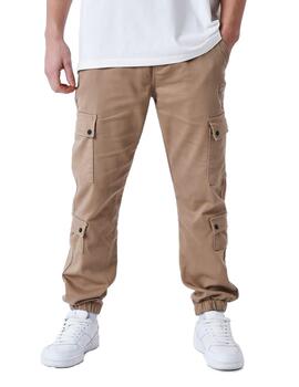 Pantalón Project X Paris Cargo Hombre Beige