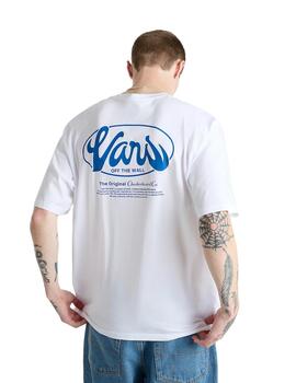 Camiseta Vans Global Line Hombre Blanco