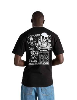 Camiseta Vans Crazy Eddy Hombre Negro