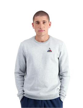 Sudadera Le Coq Sportif Essentiels Crew Hombre Gris