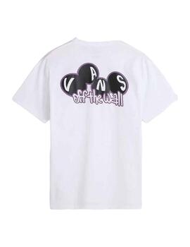 Camiseta Vans Scuttle Hombre Blanco