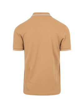 Polo Fred Perry Twin Tipped Hombre Camel