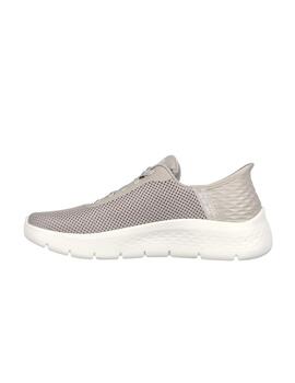 Zapatillas Skechers Slip-ins Go Walk Flex Mujer Beige