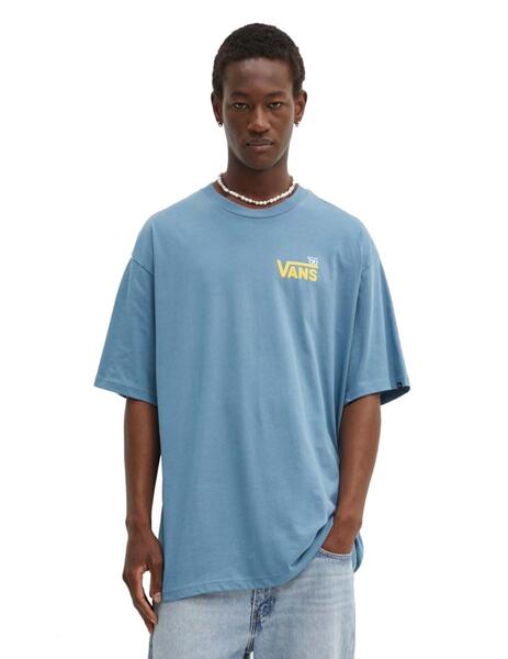 Camisetas vans azul online