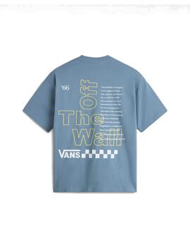 Camiseta Vans Posted Bluestone Hombre Azul