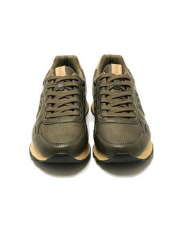 Zapatillas Mustang Porland Classic Hombre Verde