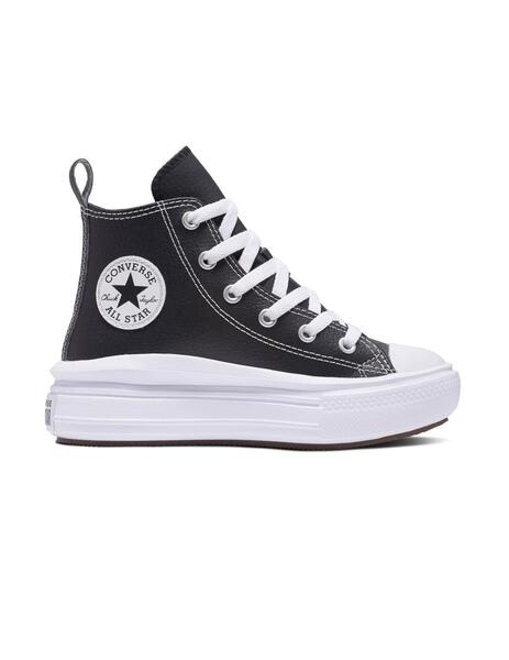 Zapatillas Converse All Star Move Leather Junior Negro