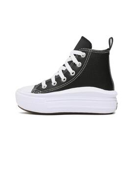 Zapatillas Converse All Star Move Leather Junior Negro