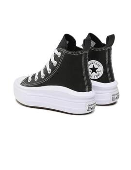 Zapatillas Converse All Star Move Leather Junior Negro