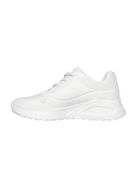 Zapatillas Skechers Uno Lite Work Mujer Blanco