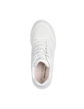 Zapatillas Skechers Uno Lite Work Mujer Blanco