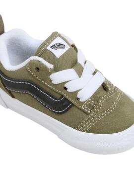 Zapatillas Vans Knu Skool Elastic Niño Verde