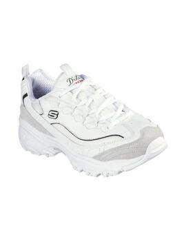 Zapatillas Skechers D´Lites New Heat Mujer Blanco