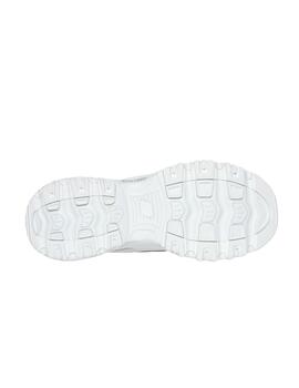 Zapatillas Skechers D´Lites New Heat Mujer Blanco