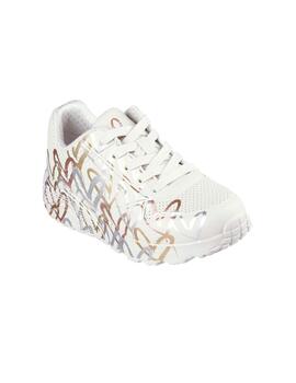 Zapatillas Skechers Uno Lite Metallic Love JGoldcrown