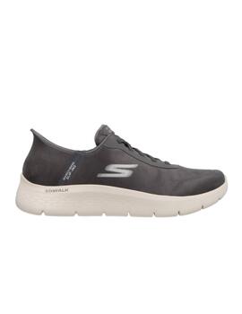 Zapatillas Skechers Go Walk Flex Slip Ins Hombre Gris