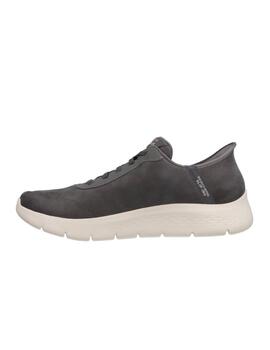 Zapatillas Skechers Go Walk Flex Slip Ins Hombre Gris