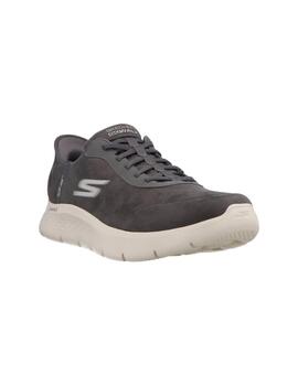 Zapatillas Skechers Go Walk Flex Slip Ins Hombre Gris