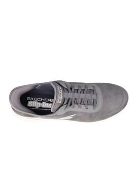 Zapatillas Skechers Go Walk Flex Slip Ins Hombre Gris