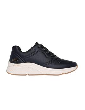 Zapatillas Skechers Bobs Arch Confort Mujer Negro