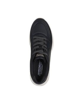 Zapatillas Skechers Bobs Arch Confort Mujer Negro