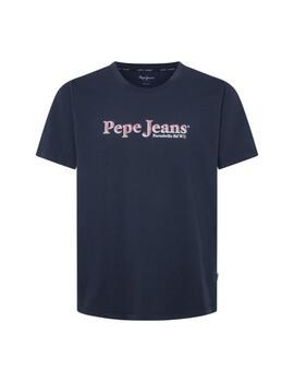 Camiseta Pepe Jeans Somers Hombre Marino