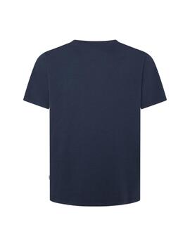 Camiseta Pepe Jeans Somers Hombre Marino