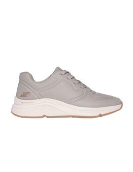 Zapatillas Skechers Bobs Arch Confort Mujer Gris