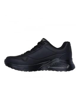 Zapaillas Skechers Uno Lite Work Mujer Negro