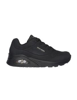 Zapatillas Skechers Uno Stand On Air Mujer Negro