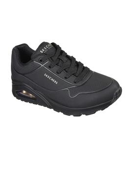 Zapatillas Skechers Uno Stand On Air Mujer Negro