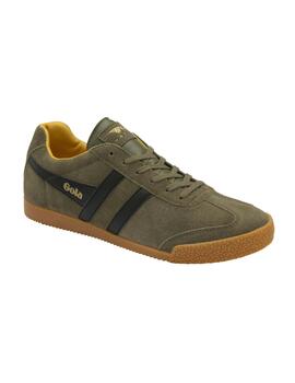 Zapatillas Gola Harrier Suede Hombre Kaki