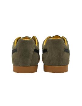 Zapatillas Gola Harrier Suede Hombre Kaki