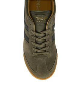 Zapatillas Gola Harrier Suede Hombre Kaki