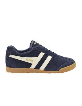 Zapatillas Gola Harrier Suede Hombre Azul