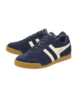 Zapatillas Gola Harrier Suede Hombre Azul