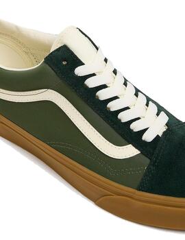 Vans Old Skool Sporty Green Gum Hombre