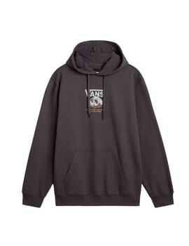 Sudadera Capucha Vans Growin On U Hombre  Gris