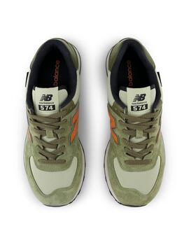 Zapatillas New Balance 574 Hombre Verde