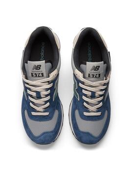 Zapatillas New Balance 574 Hombre Azul