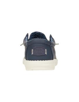 Zapatillas Hey Dude Wally Classic Hombre Navy