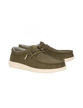 Zapatillas Hey Dude Wally Classic Hombre Olive