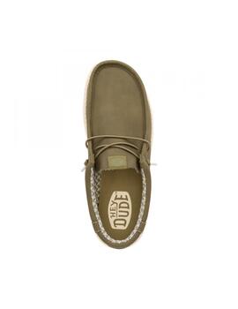 Zapatillas Hey Dude Wally Classic Hombre Olive