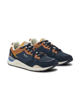 Zapatillas Pepe Jeans X20 Dapple Hombre Azul