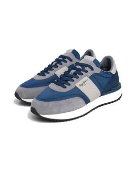 Zapatillas Pepe Jeans Buster Supra Hombre Azul