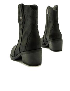 Botas Mustang Tanubis Mujer Negro