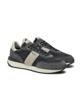 Zapatillas Pepe Jeans Buster Supra Hombre Negro